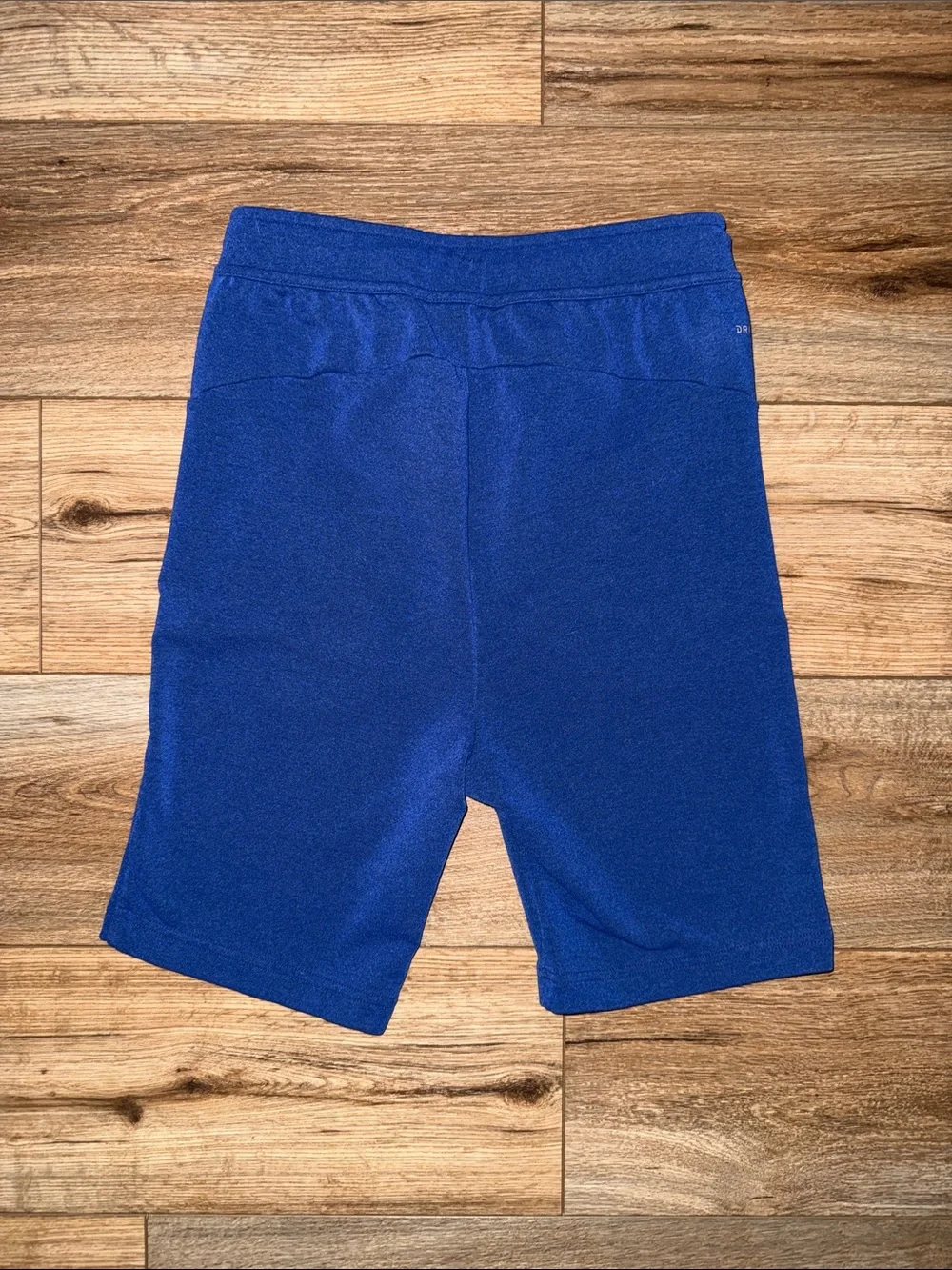 Nike Boys Royal Blue Athletic Shorts with White Swoosh